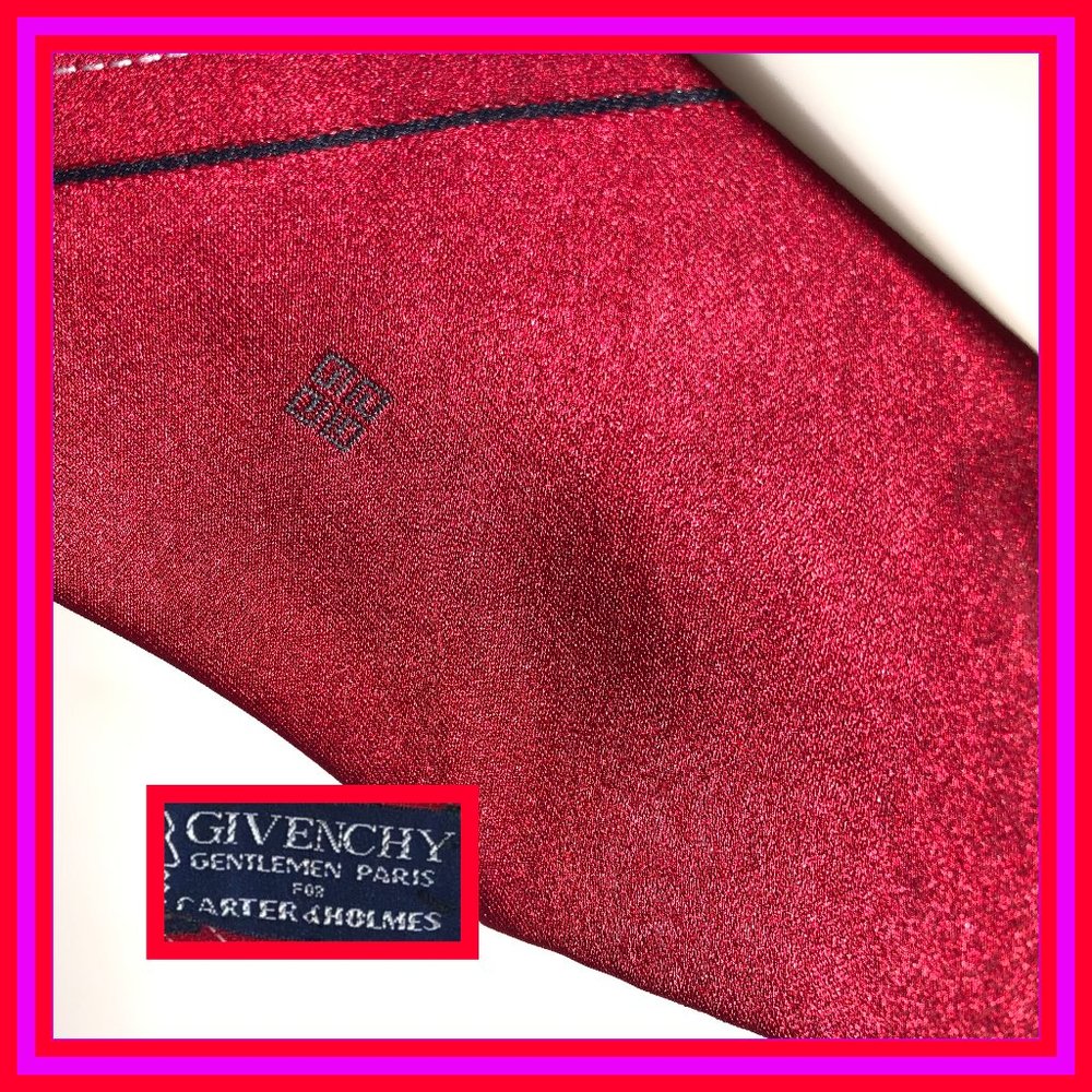 brilliant red givenchy tie